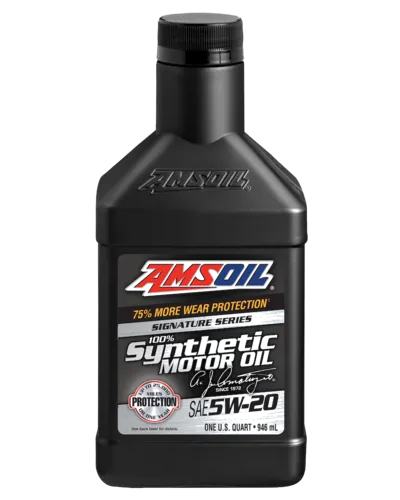 AMSOIL Signature Series 5W-20 100% Synthetic Motor Oil bottle