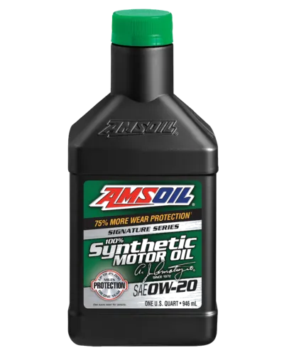 AMSOIL Signature Series 0W-20 100% Synthetic Motor Oil bottle