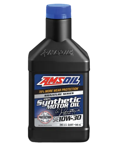 AMSOIL Signature Series 10W-30 100% Synthetic Motor Oil bottle