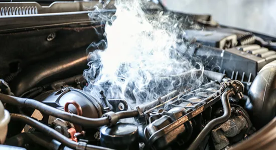 A failing head gasket releases combustion chamber gases.