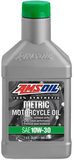 AMSOIL 10W-30 Synthetic Metric Motorcycle Oil