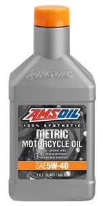 AMSOIL 5W-40 Synthetic Metric Motorcycle Oil