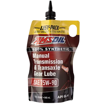 AMSOIL 100% Synthetic Manual Transmission & Transaxle Gear Lube 75W-90 Easy-Pack