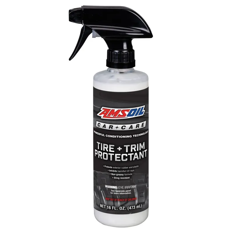 UV-protective tire and trim dressing for rubber and plastic